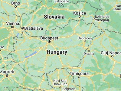 Map showing location of Tápiószőlős (47.30248, 19.85133)