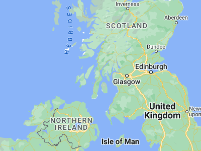 Map showing location of Tarbert (55.86277, -5.41622)