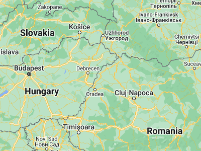 Map showing location of Tarcea (47.45, 22.18333)