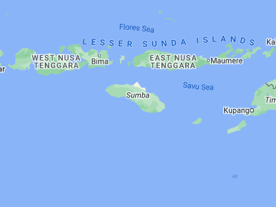 Map showing location of Tarimbang (-9.97014, 119.95362)