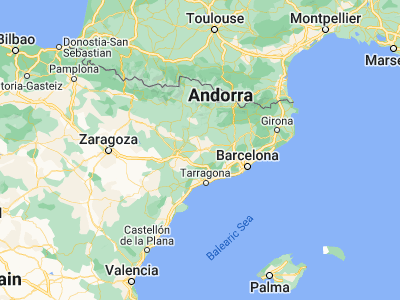 Map showing location of Tàrrega (41.64704, 1.13957)