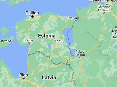 Map showing location of Tartu (58.38062, 26.72509)