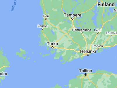 Map showing location of Tarvasjoki (60.58333, 22.73333)