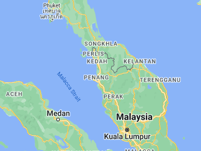 Map showing location of Tasek Glugor (5.48032, 100.49849)