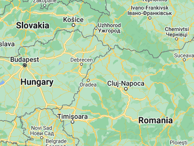 Map showing location of Tăuteu (47.26667, 22.33333)