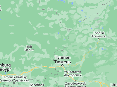 Map showing location of Tavda (58.04254, 65.27258)