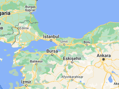 Map showing location of Tavşancıl (40.77083, 29.57194)