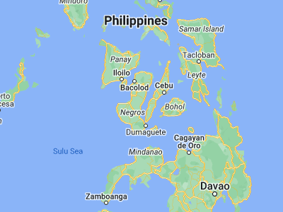 Map showing location of Tayasan (9.924, 123.1699)