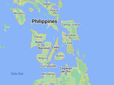 Map showing location of Taytayan (10.8787, 123.9771)