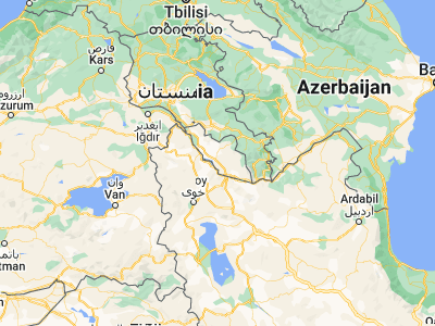 Map showing location of Tazakend (39.15459, 45.44282)
