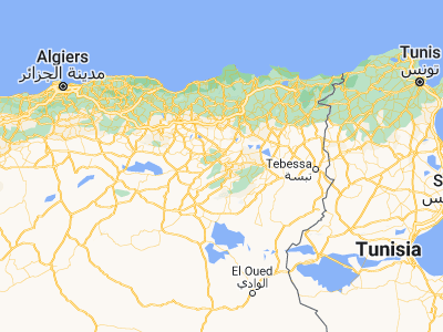 Map showing location of Tazoult-Lambese (35.48171, 6.26074)