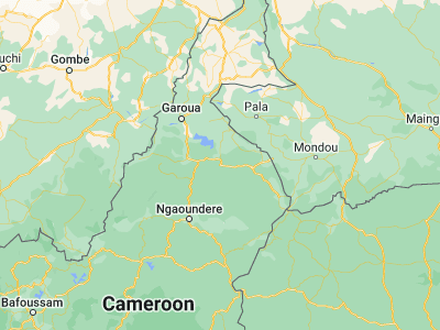 Map showing location of Tcholliré (8.4022, 14.1698)