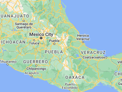 Map showing location of Tecamachalco (18.88179, -97.73132)
