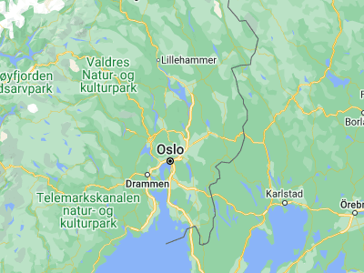 Map showing location of Teigebyen (60.22155, 11.01867)