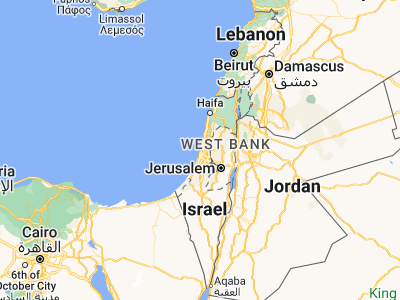 Map showing location of Tel Aviv (32.08088, 34.78057)