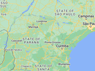 Map showing location of Telêmaco Borba (-24.32389, -50.61556)