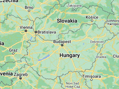Map showing location of Telki (47.5479, 18.82816)