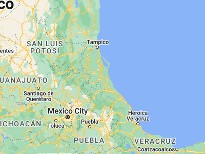 Map showing location of Temapache (21.06667, -97.63333)