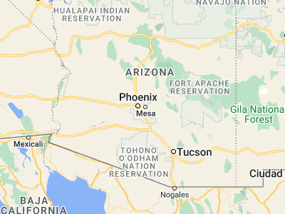 Map showing location of Tempe Junction (33.41421, -111.94348)