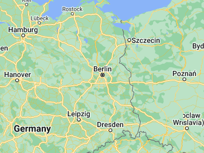 Map showing location of Tempelhof (52.46667, 13.4)