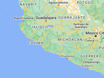 Map showing location of Tepalcatepec (19.18666, -102.84926)