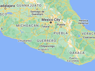 Map showing location of Tepecoacuilco de Trujano (18.27723, -99.47039)