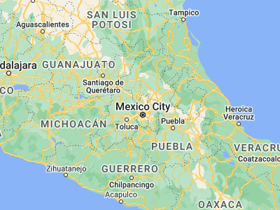 Map showing location of Tepotzotlán (19.71389, -99.22444)