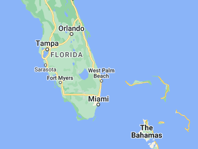 Map showing location of Tequesta (26.96811, -80.12865)