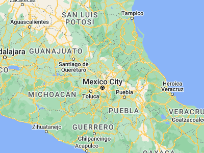 Map showing location of Tequixquiac (19.90806, -99.1475)