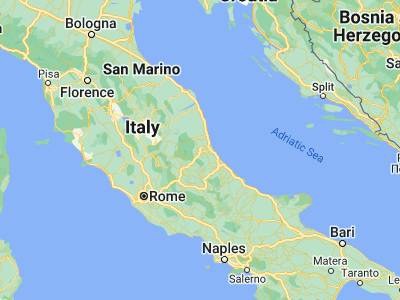 Map showing location of Teramo (42.66123, 13.69901)
