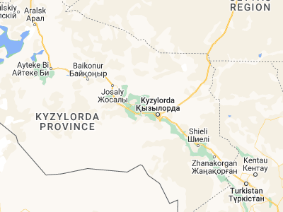 Map showing location of Terenozek (45.05053, 64.98395)