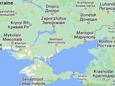 Map showing location of Terpinnya (46.96971, 35.41972)