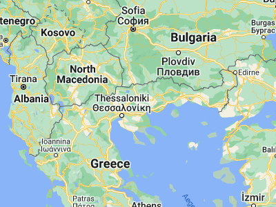 Map showing location of Terpní (40.91667, 23.48333)