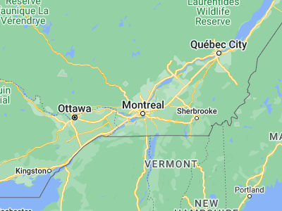Map showing location of Terrebonne (45.70004, -73.64732)