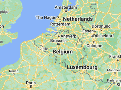 Map showing location of Tervuren (50.82372, 4.51418)