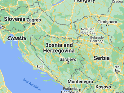 Map showing location of Tešanjka (44.67228, 18.01109)