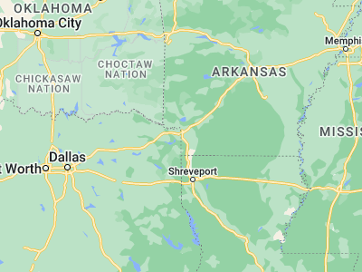 Map showing location of Texarkana (33.44179, -94.03769)