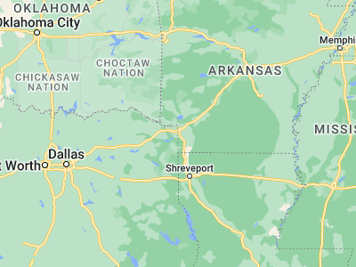 Map showing location of Texarkana (33.42512, -94.04769)