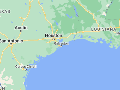 Map showing location of Texas City (29.38384, -94.9027)
