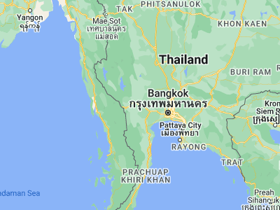 Map showing location of Tha Muang (13.96118, 99.64122)