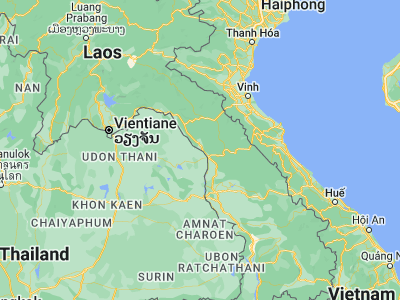 Map showing location of Tha Uthen (17.57605, 104.59906)