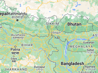 Map showing location of Thākurganj (26.42742, 88.13112)