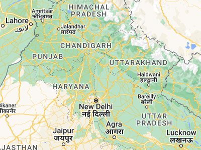 Map showing location of Thāna Bhawan (29.58653, 77.41712)