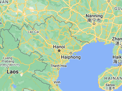Map showing location of Thắng (21.35505, 105.98344)