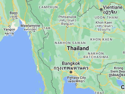 Map showing location of Thap Than (15.46063, 99.89166)