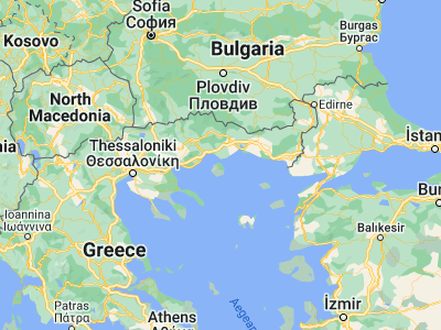 Map showing location of Thásos (40.77806, 24.70944)