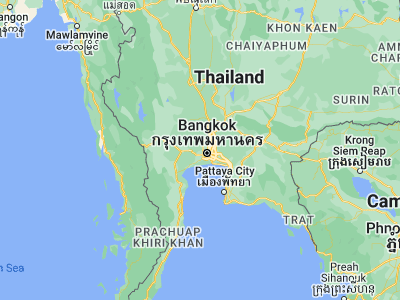 Map showing location of Thawi Watthana (13.78851, 100.33334)
