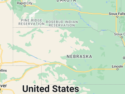Map showing location of Thedford (41.97833, -100.57625)