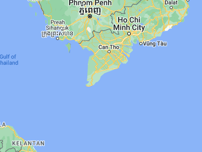 Map showing location of Thị Trấn Gành Hào (9.03183, 105.42115)
