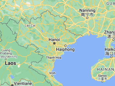 Map showing location of Thị trấn Hồ (21.06308, 106.0857)